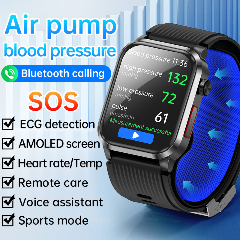 P300pro BT Call Air Pump Airba - Fall Detection Watch avis et prix
