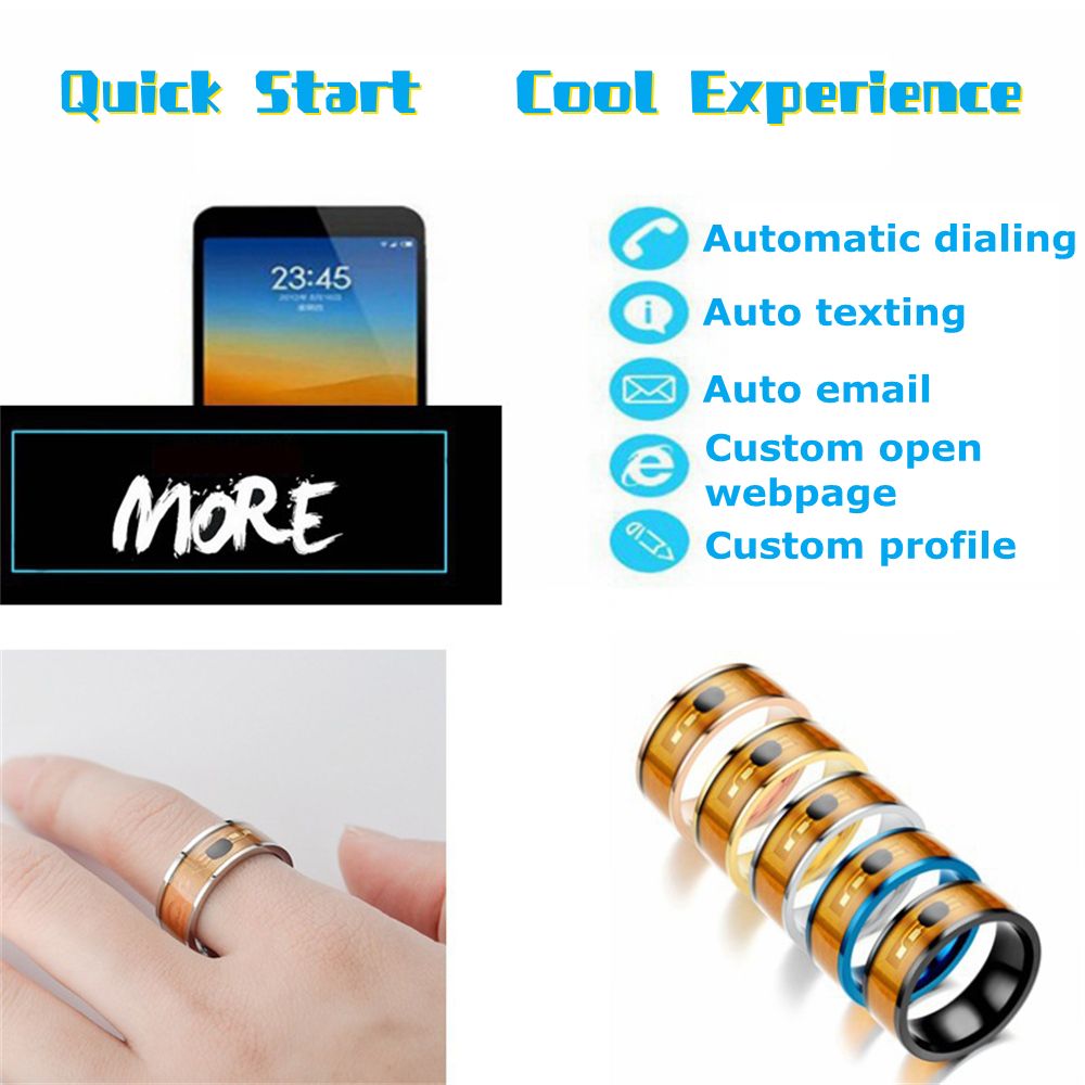 Fashion Technology Multifuncti - Smart Ring Nfc Pay avis et prix