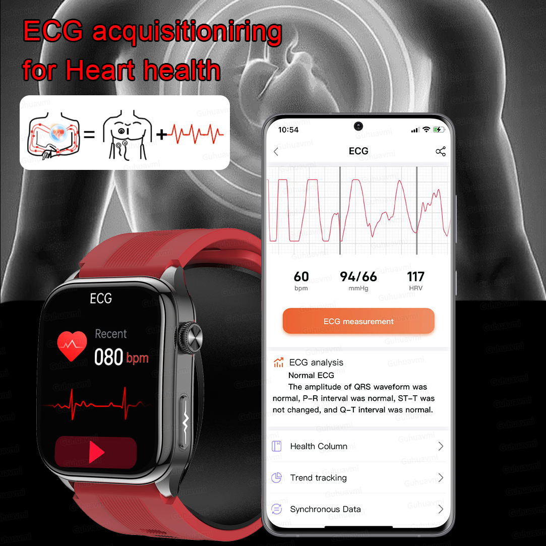 Sapphire Smartwatch AMOLED Scr - Fall Detection Watch avis et prix