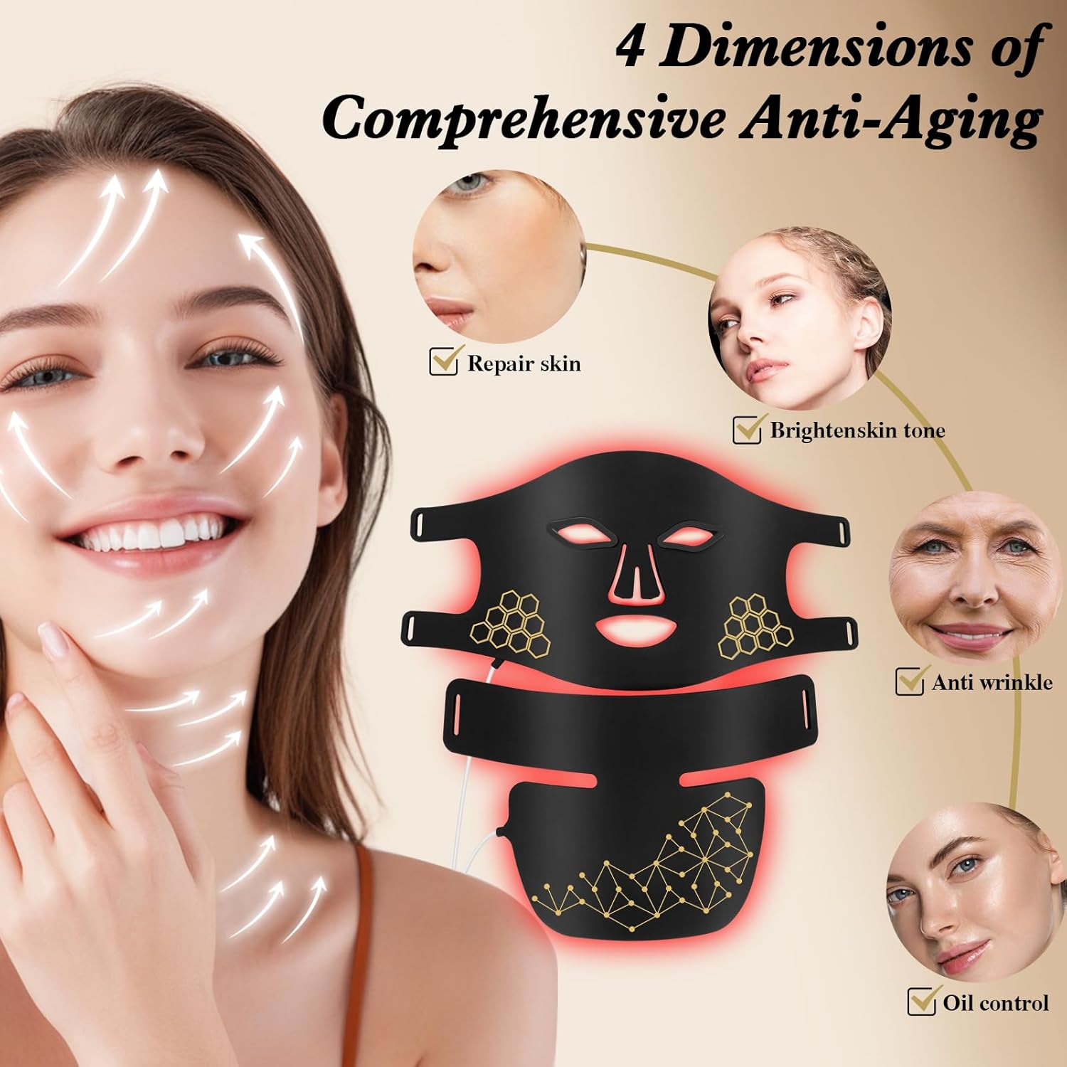 Red Light Therapy for Face and - Galvanic Skin Sensor avis et prix
