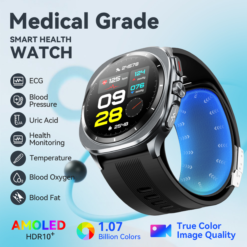 NOYAFA New ECG+PPG Blood Fat U - Fall Detection Watch avis et prix