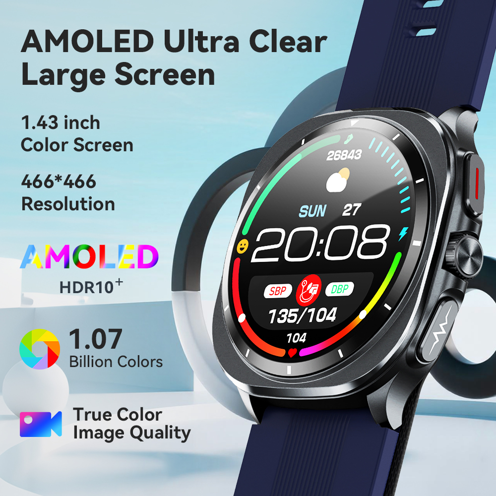 NOYAFA New ECG+PPG Blood Fat U - Fall Detection Watch avis et prix