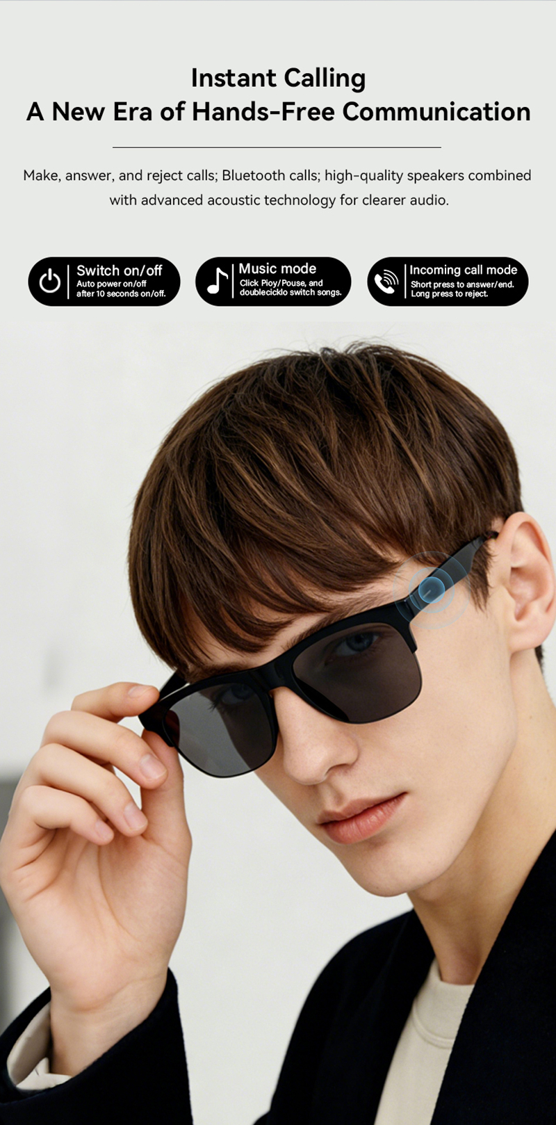 AI Smart Glasses 4K Remote Con - Smart Glasses Lens avis et prix