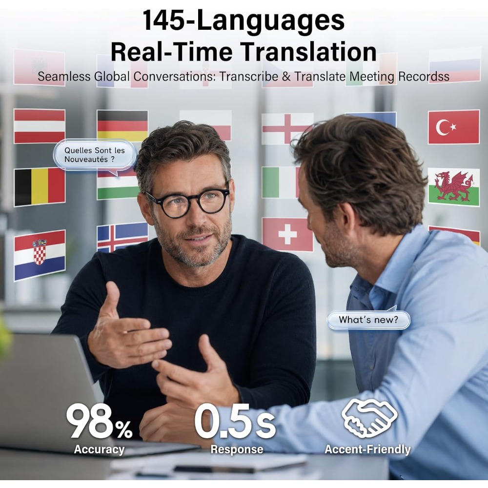 AI Smart Glasses with 145 Lang - Smart Glasses Lens avis et prix