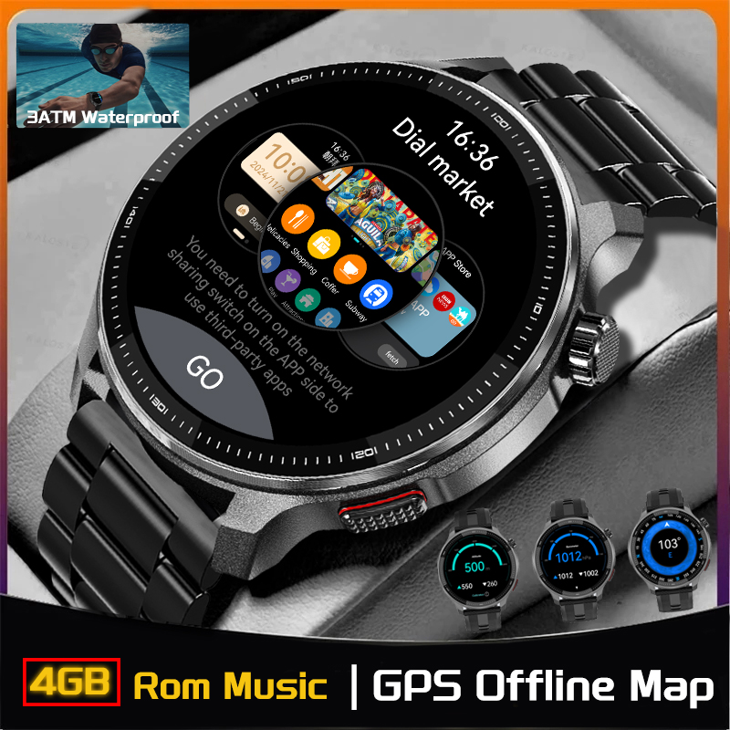 NEW 4G Memory GPS Offline Map  - Fall Detection Watch avis et prix
