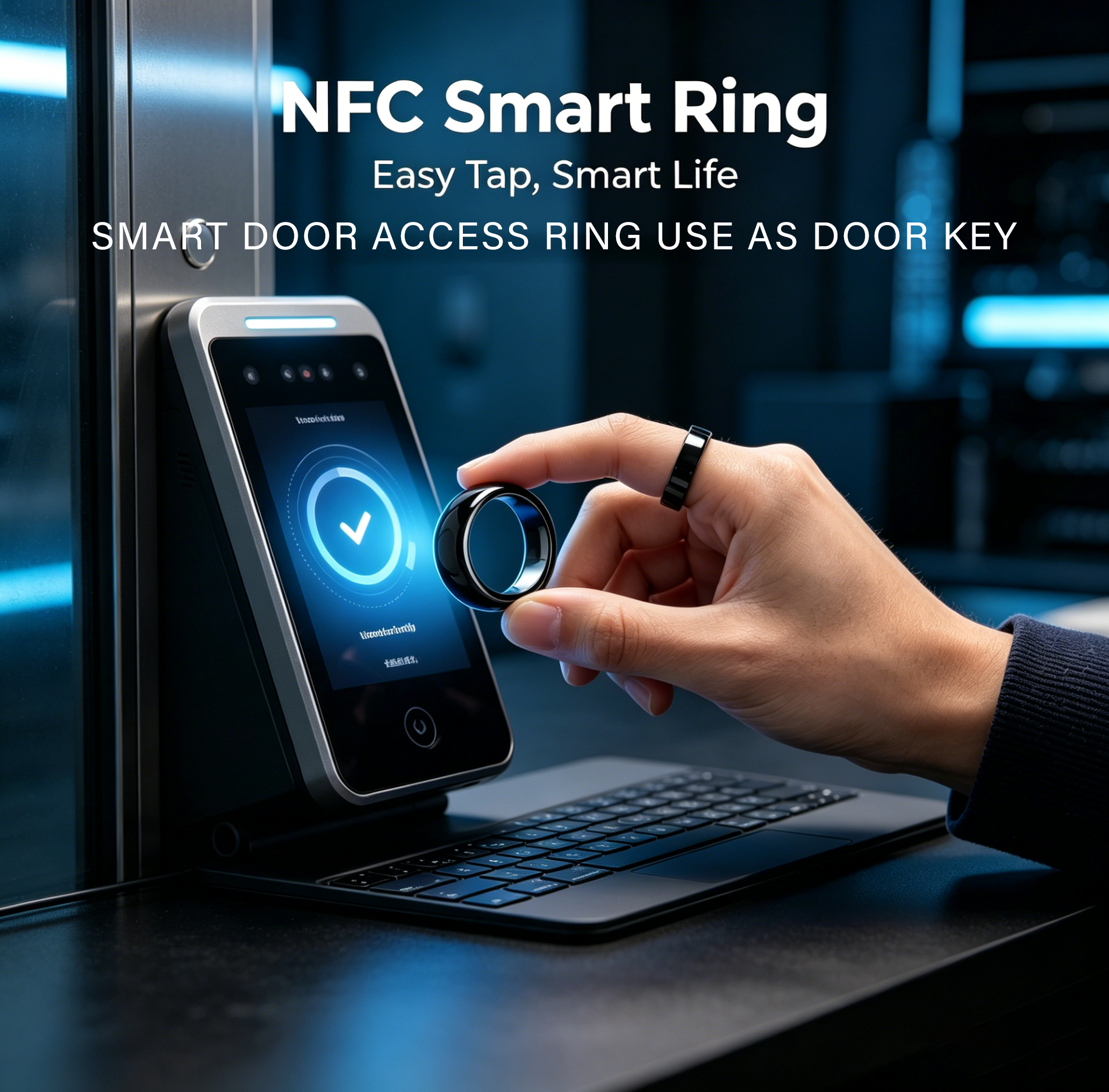 Ntag216 NFC Full Ceramic Smart - Smart Ring Nfc Pay avis et prix