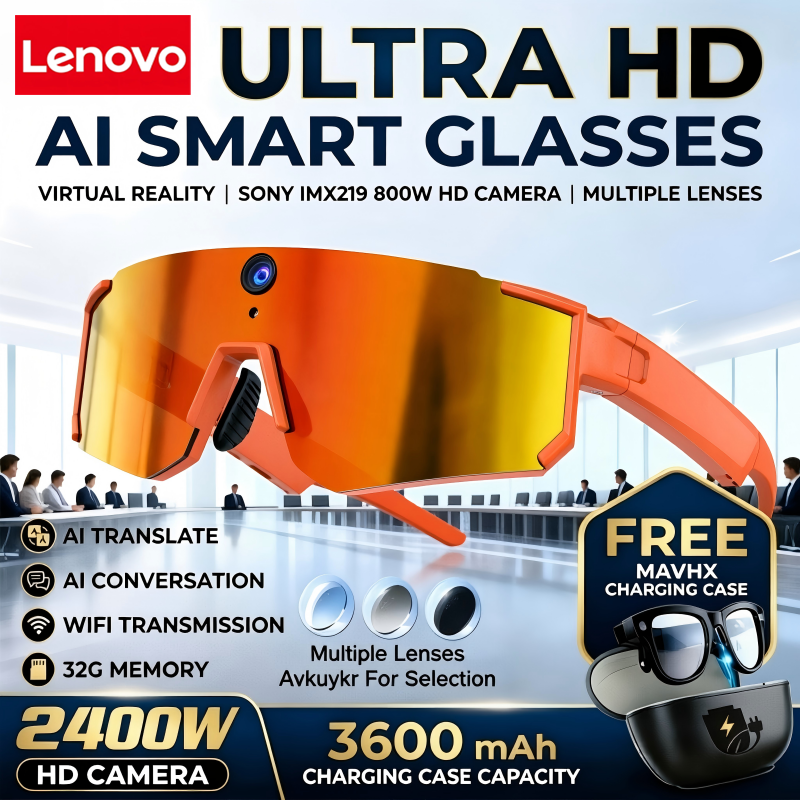 Lenovo AI Smart Glasses ChatGP - Smart Glasses Lens avis et prix
