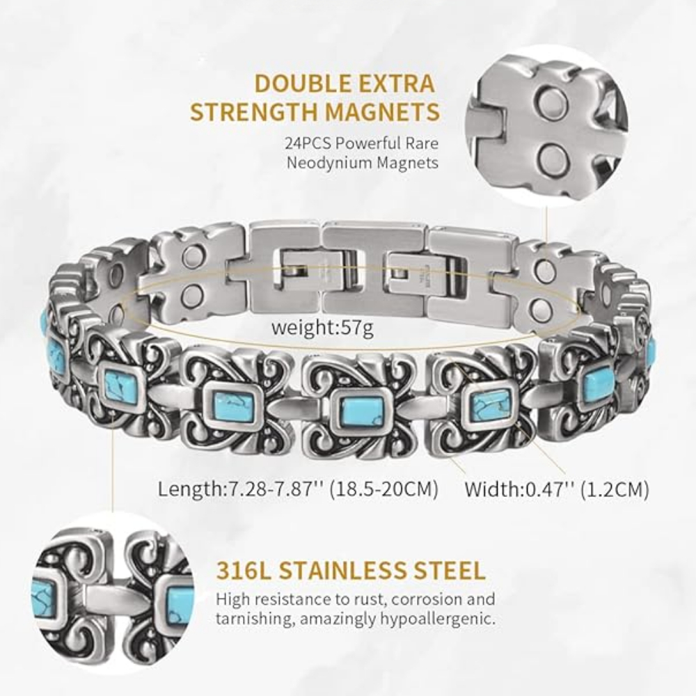 Titanium Steel Blue Turquoise  - Meditation Headband Eeg avis et prix