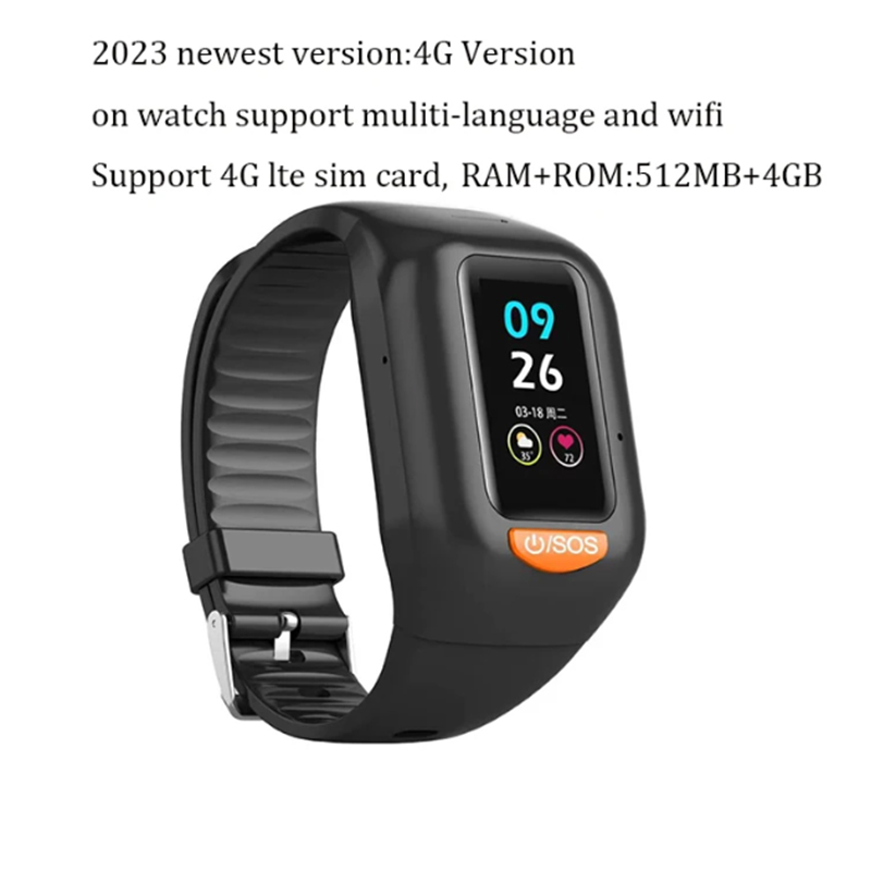 Newest Elderly 4G Smart Watch  - Fall Detection Watch avis et prix