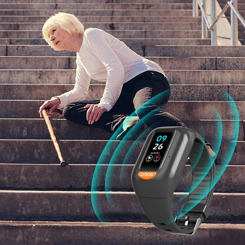 Newest Elderly 4G Smart Watch  - Fall Detection Watch avis et prix