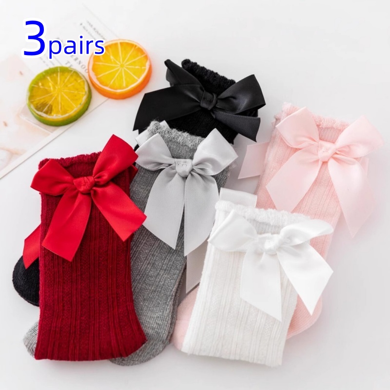 3Pairs/set Baby Girls Socks Bi - Baby Sock Oximeter avis et prix