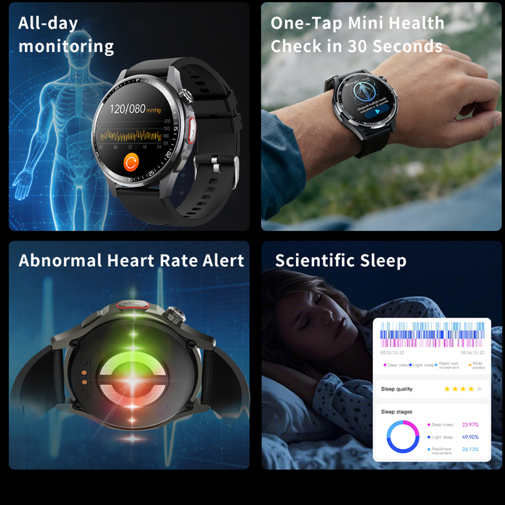 SOS Alert Heart Rate Fitness S - Fall Detection Watch avis et prix