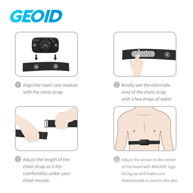 GEOID HS500 Heart Rate Monitor - Breath Rate Monitor avis et prix