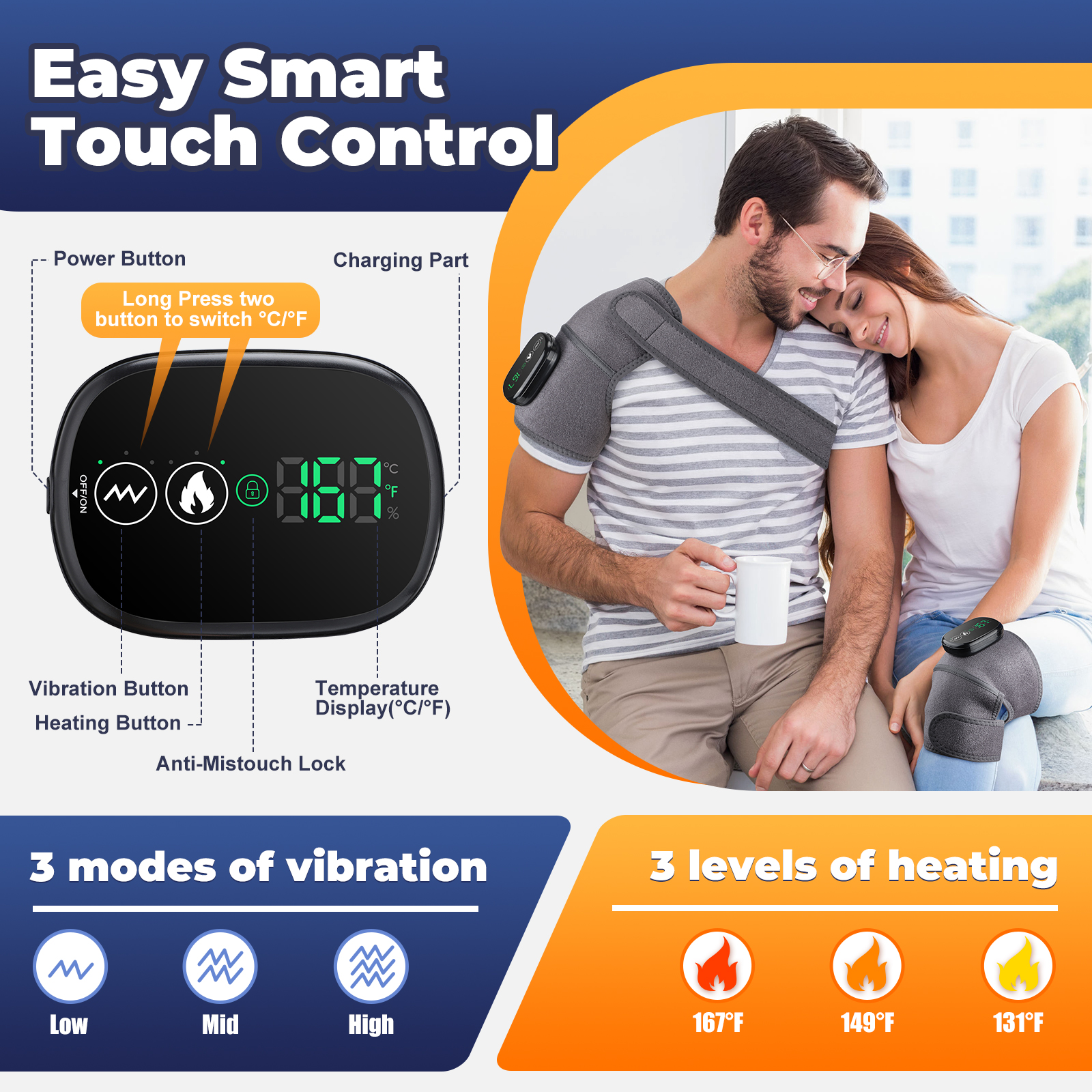 Smart Arthritis Pain Relief He - Smart Knee Wrap avis et prix