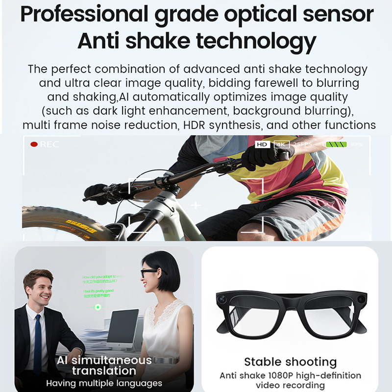New Smart Camera Glasses AI Vo - Smart Glasses Lens avis et prix