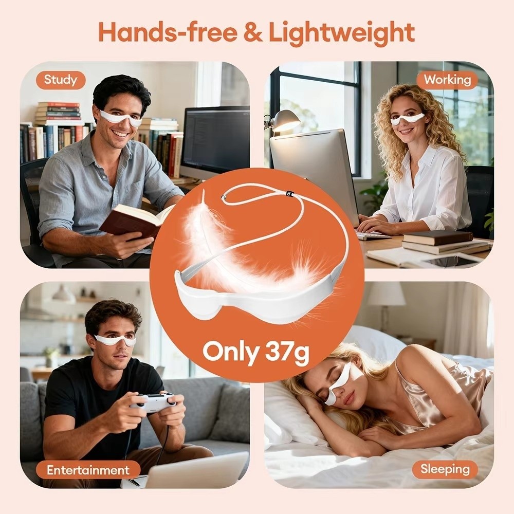 3D Eye Massager Red Light Ther - Light Therapy Glasses avis et prix