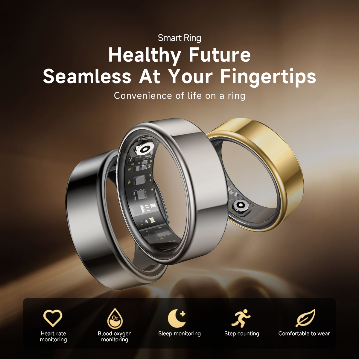 New R09 Smart Ring Men Women w - Temperature Ring Skin avis et prix