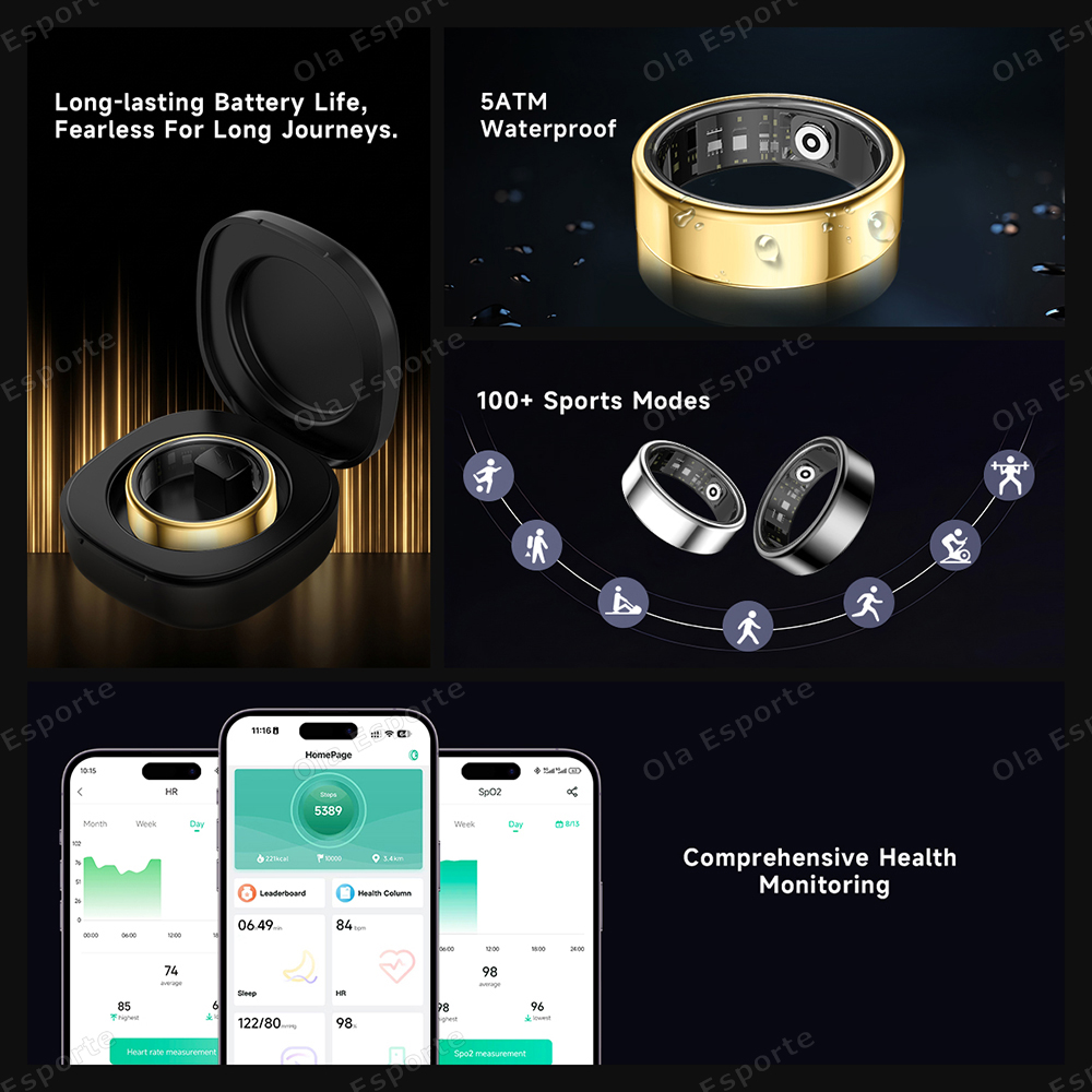 New R09 Smart Ring Men Women w - Temperature Ring Skin avis et prix