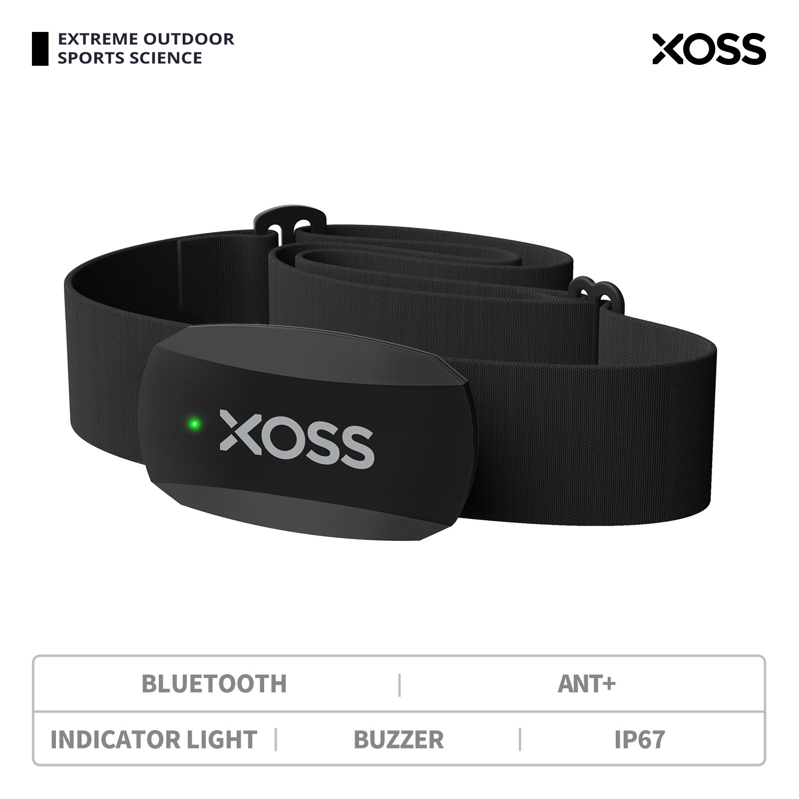 XOSS X2 Chest Strap Heart Rate - Breath Rate Monitor avis et prix