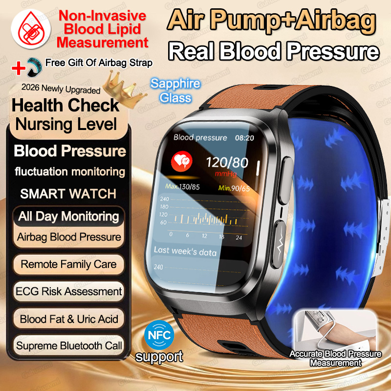 2026 New Blood Pressure Air Pu - Fall Detection Watch avis et prix