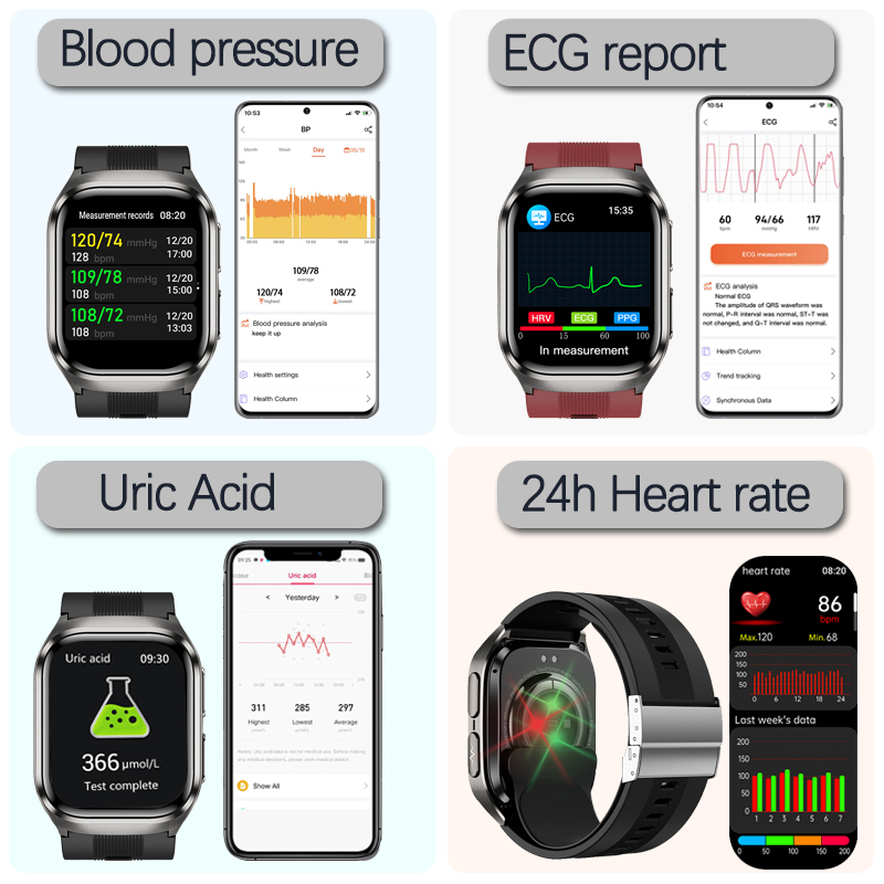 2026 New Blood Pressure Air Pu - Fall Detection Watch avis et prix