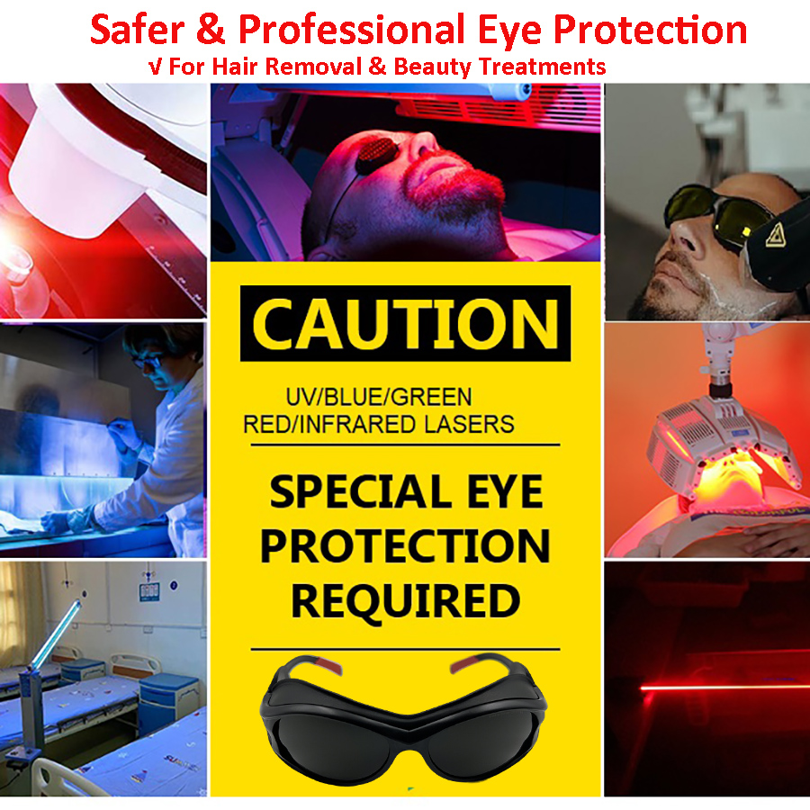 IPL Laser Hair Removal Glasses - Light Therapy Glasses avis et prix