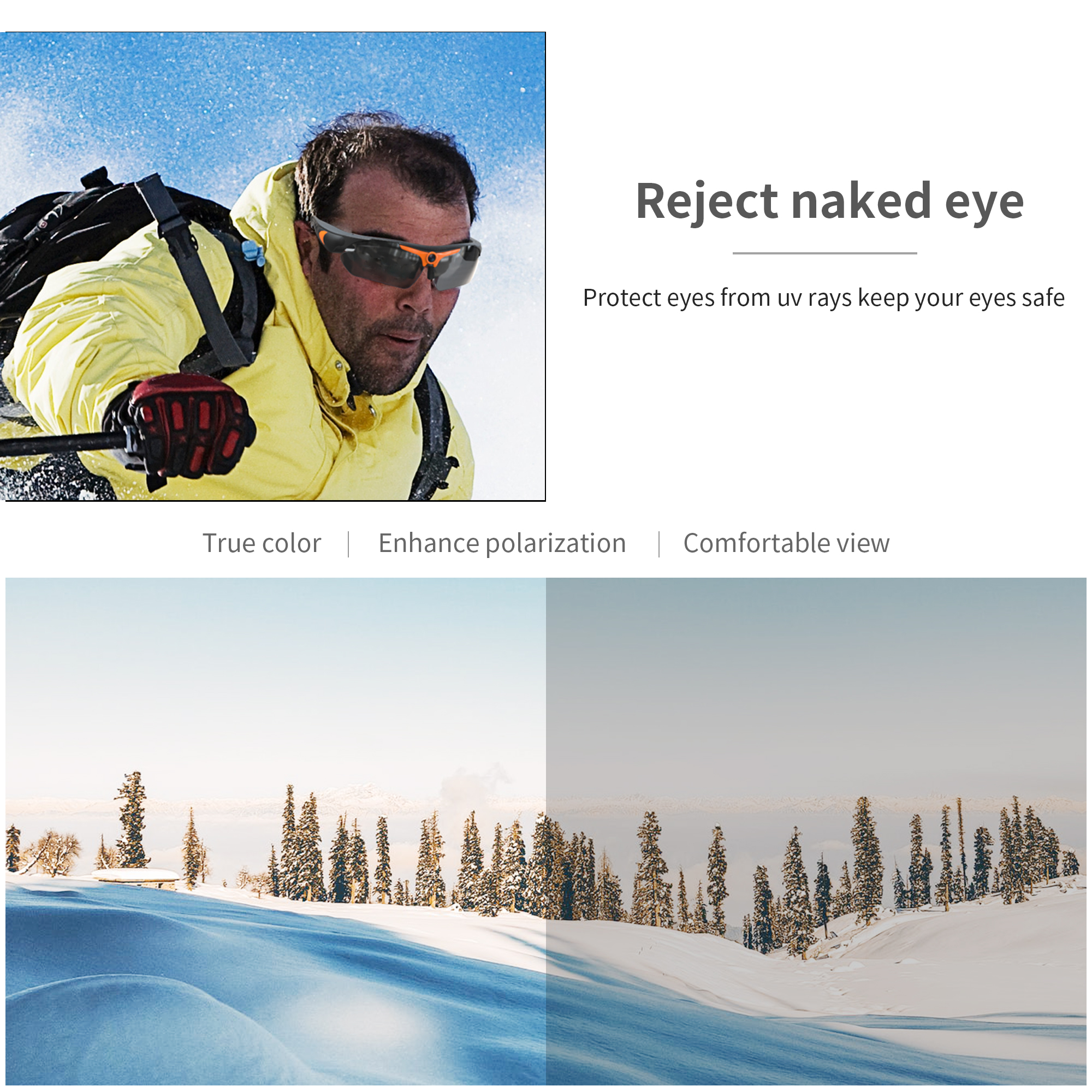 Wearable HD 1080P Camera Outdo - Smart Glasses Lens avis et prix