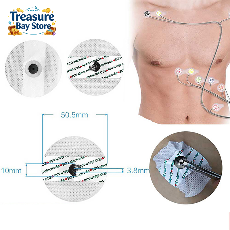 50pcs ECG Electrodes  Disposab - Ecg Patch Monitor avis et prix