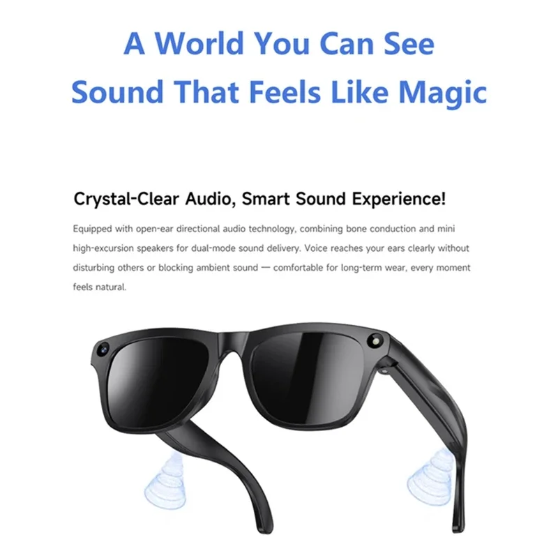 Lenovo AI Smart Glasses 8K HD  - Smart Glasses Lens avis et prix